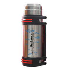 Термос туристический Mode Forrest "Рыбалка не хобби, а призвание" 2л 7823143, серебристый