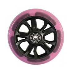 Колесо Comfort 125 R dark pink ABEC - 9, LED-подсветка (10013160/100722/3343088, Китай) Tech Team