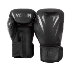 Перчатки боксерские Venum Impact 12oz, Black/Black