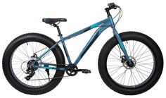 Велосипед FATBIKE FOXX 26" BUFFALO синий, алюминий, размер 17", 2021
