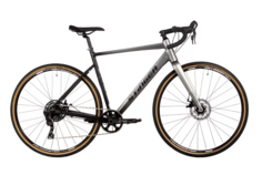 Велосипед дорожный STINGER 700C GRAVIX STD серый, алюминий, размер 53, рама 20, 2023 год