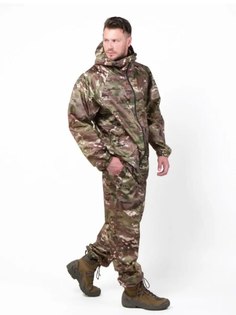 Костюм Ветровлагозащитный HUNTCOVER "Турист" цвет мультикам, размер 40-42, рост 158