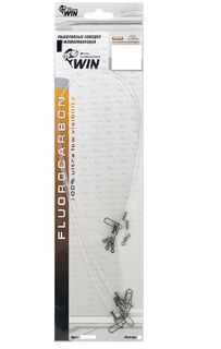 Поводок (уп.10 шт) WIN FLUOROCARBON FC 0.53 мм 8 кг 15 см FC-8-15-10