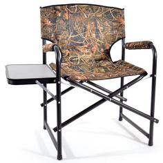 Кресло складное Кедр SuperMax CAMO Алюминий со столиком (пластик) NPO Kedr
