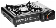 Плита газовая портативная ДРУЖБА (ДП-02) с переходником Tourist