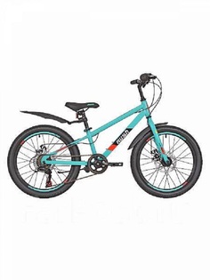 Велосипед 20" 6ск RUSH HOUR RX 205 DISC ST мятный рама 10"