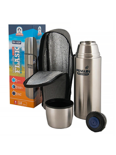 Термос Mimi из нержавеющей стали, в чехле 1 л