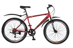 Велосипед горный VELTORY 26V-205 2024 красный матовый 26 колесо