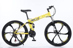 Горный велосипед МТО RIDE 26 2023 желтый складной