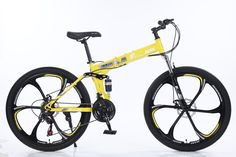 Горный велосипед МТО RIDE 26 2023 желтый складной