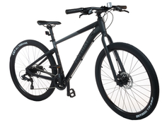 Велосипед взрослый горный Format 27,5" 1432 рама M 2023 года черный матовый темно-серый