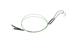 Поводок Namazu зел, D0,39 мм, 30 см, крюч.№ 1/0, до 18 кг 3 шт N-LS39-30BH1/0L