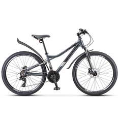Велосипед горный Stels Navigator 610 D V020 антрацитовый 26" рама 16"