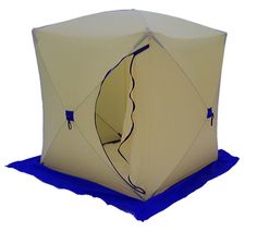 Трехслойная палатка-куб КУБ 1 из брезента СТЭК