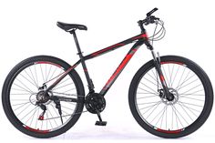 Горный велосипед МТО RIDE 26 2023 черно-красный
