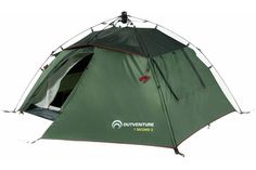Палатка Outventure Second кемпинг. 2мест. темно-зеленый (112877-74)
