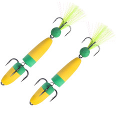Мандула для рыбалки 2шт NEXT 105мм L 006 желтый-зеленый-желтый/ На щуку