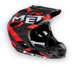 Велошлем Met Parachute, Black/Red, M, 2023 (3HELM98M0NR)