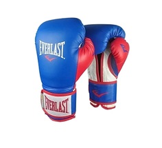 Перчатки тренировочные Everlast Powerlock PU 10oz красно-синие, 1 пара
