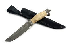 Нож Златоуст Н81 Сибиряк, сталь ЭИ-107, никель, карельская береза