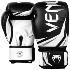 Перчатки Venum Challenger 3.0 Black/White (12 oz)