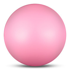 Мяч для художественной гимнастики INDIGO IN315-PI, диаметр 15см., металлик розовый