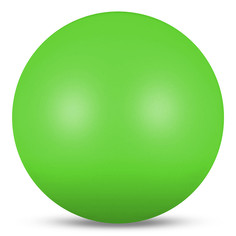 Мяч для художественной гимнастики INDIGO IN315-S, диаметр 15см., салатовый металлик