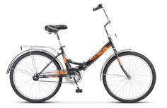 Велосипед STELS PILOT-710 С 24, колесо 24", рост 14", сезон 2023-2024, черный