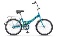 Велосипед STELS PILOT-350 V 20, колесо 20, рост 13, сезон 2023-2024, морская волна