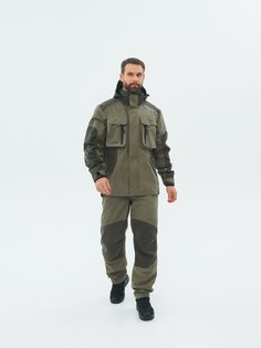Костюм демисезонный Huntsman Торнадо ткань Исландия цвет Хаки 52-54 182-188