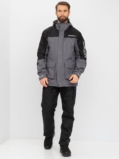 Костюм демисезонный Huntsman Юкон ткань Breathable цвет Серый 52-54 170-176