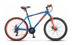 Велосипед 26" Stels Navigator-500 MD, F020, цвет синий/красный, размер 20"