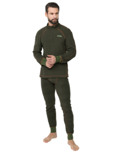 Термобелье Huntsman Thermoline ZIP флис р.60-62/3XL, хаки