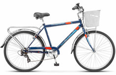 Велосипед STELS NAVIGATOR-250 V 26, колесо 26", рост 19", сезон 2023-2024, темно-синий