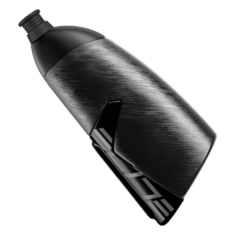 Аэрофляга для воды с флягодержателем Elite Kit Crono CX FRP 2023 EL0206510 500 мл чёрная