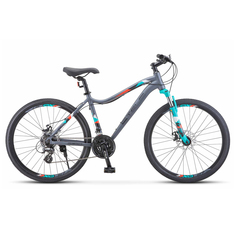 Велосипед горный Stels 26" Miss-6100 MD V030 синий серый
