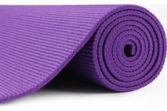 Коврик для фитнеса и йоги Larsen PVC фиолетовый р173х61х0,6см 354075, 1594118