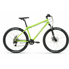 Велосипед горный Forward Sporting 27,5 2.0 D рама 19" зеленый/серебристый