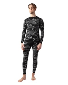 form7900_camublack_L-XL Комплект термобелья мужской, черный камуфляж