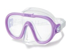 Маска для плавания Sea Scan Swim Mask фиолетовая, от 8 лет Intex
