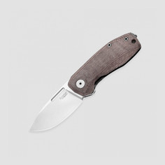 Нож складной LIONSTEEL, Nano, длина клинка: 6,5 см, коричневый