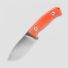 Нож с фиксированным клинком LIONSTEEL, M2, длина клинка: 9,0 см, оранжевый