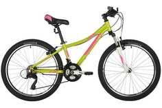 Велосипед FOXX 24" CAMELLIA, алюм. рама 12", 21 скор., Power/Microshift TS38, V- bra