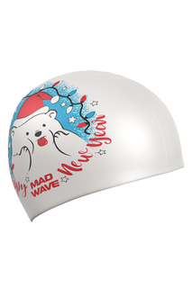 Силиконовая шапочка Happy New Year Mad Wave