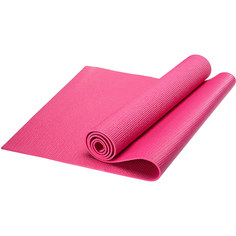 HKEM112-05-PINK Коврик для йоги, PVC, 173x61x0,5 см розовый Milinda