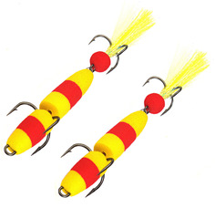 Мандула для рыбалки 2шт NEXT 105мм L 008 желтый-красн-желтый/ На щуку