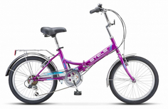 Велосипед взрослый складной Stels 20" Pilot 450 V рама 13,5" фиолетовый