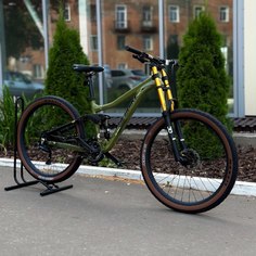 Велосипед TT130/10S, колеса 27.5, рама 17,5, алюминий, зеленый, 2023 Time Try
