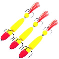 Мандула для рыбалки 3шт NEXT 105мм L 003 красн-желтый-красн/ На щуку