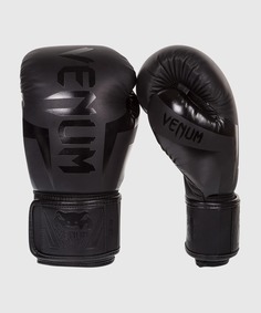 Перчатки Venum Elite черн 12 oz